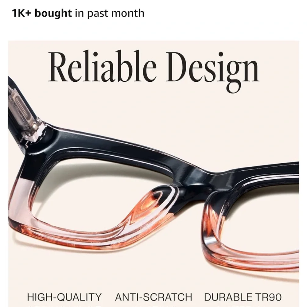 Smart Wearable Glasses - Silver (1.25 Blue light Readers)